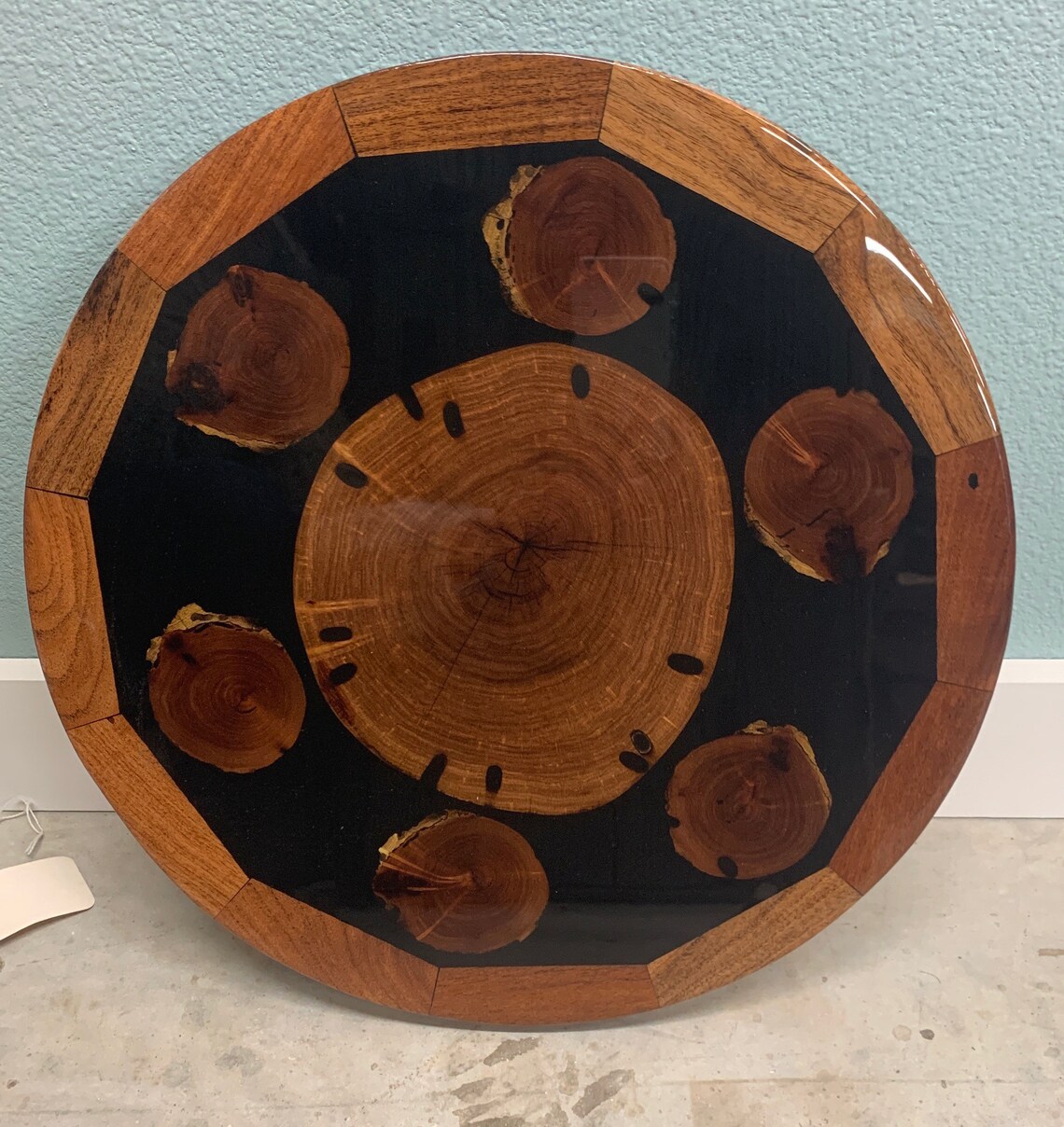 Lazy Susan Handmade Wood Lazy Susan Epoxy Wood Lazy Susan Etsy