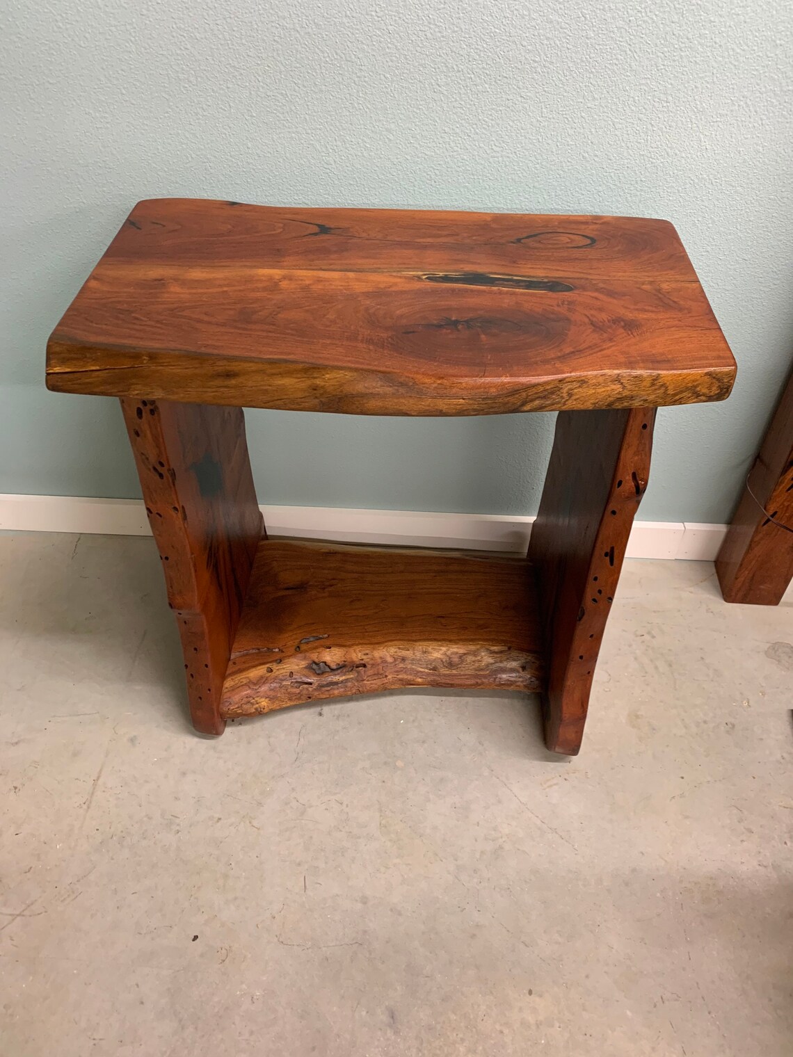 Mesquite Live Edge Nightstand Bedside Table Handmade Etsy UK