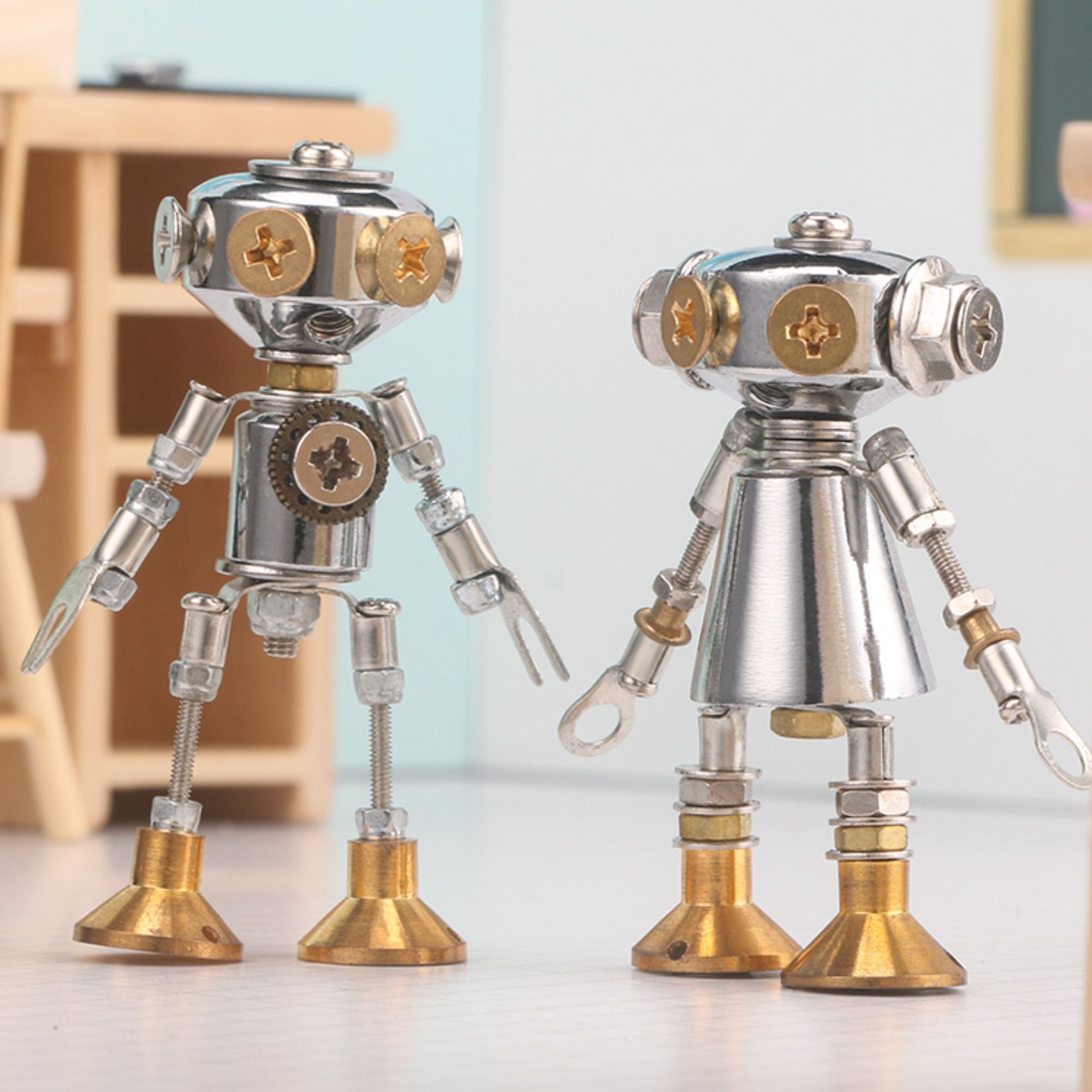 pålidelighed digtere kommentar Steampunk Robot Blind Box Toys Mechanical Assembly Doll - Etsy