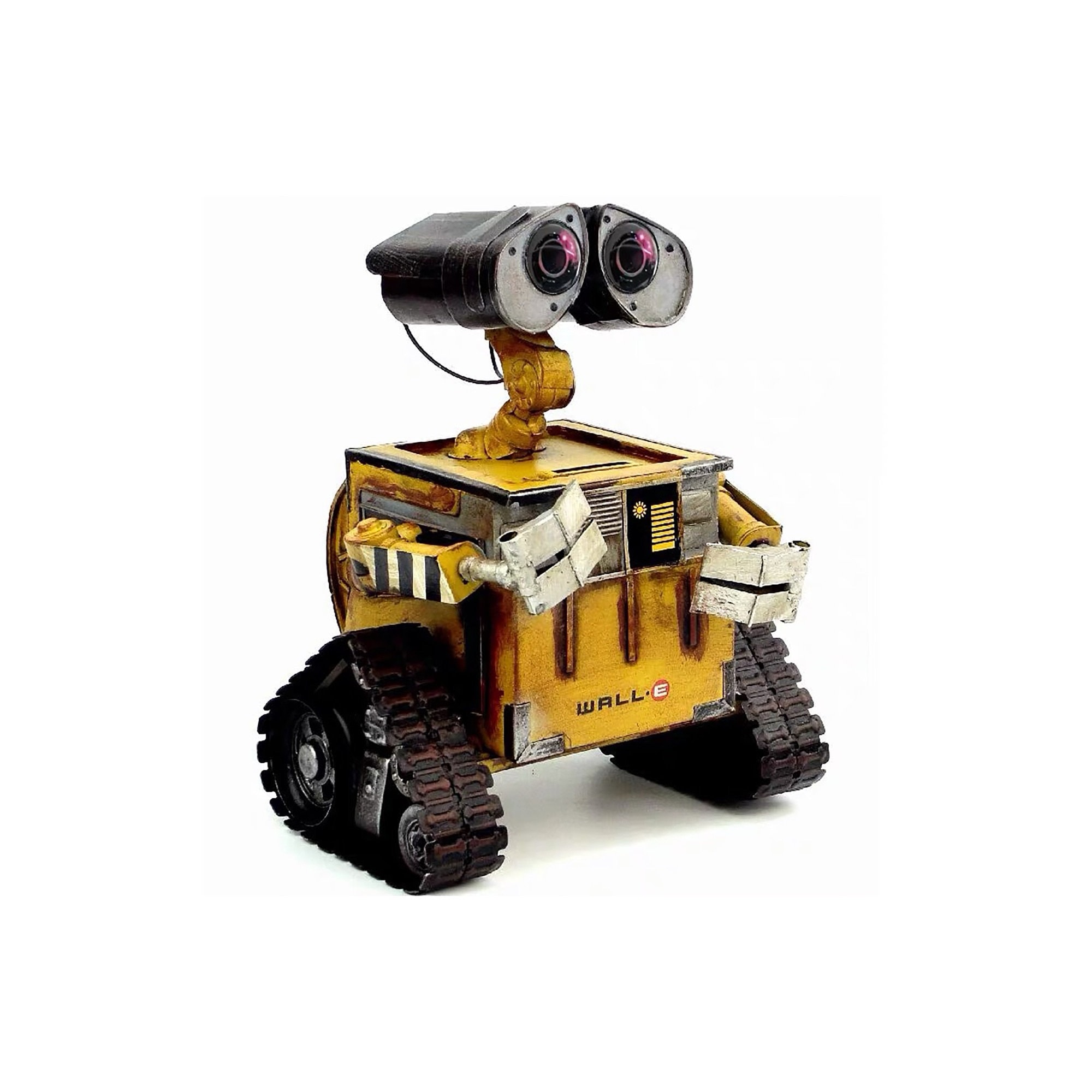 Wall E Robot Wall E And Eve Distressed Design Metal Etsy