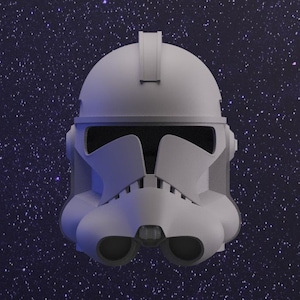 Phase two clone trooper helmet 3d file