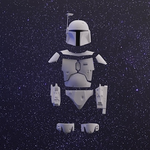 Boba Fett ROTJ Armor/Helmet/gauntlets 3d files