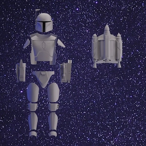 Jango Fett fullständiga 3D-rustningsfiler