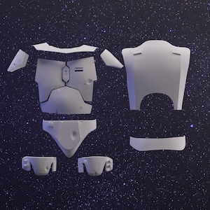 3D Esb Boba Fett Armor printable files