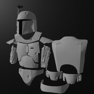 Boba Fett ESB armor and gauntlet 3d files