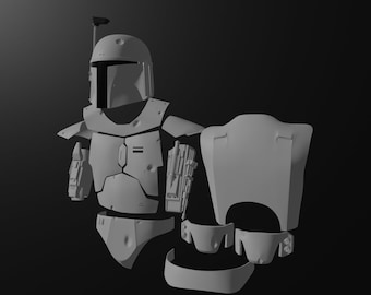 Boba Fett ESB armor and gauntlet 3d files