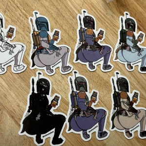 Boba Thicc stickers