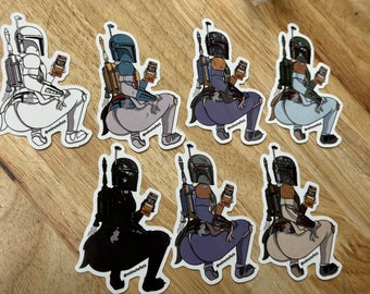 Boba Thicc stickers
