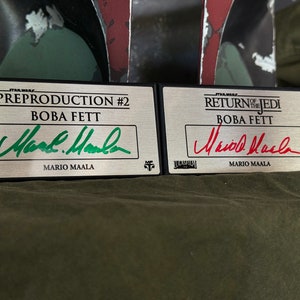 Boba fett autograph - Etsy 日本