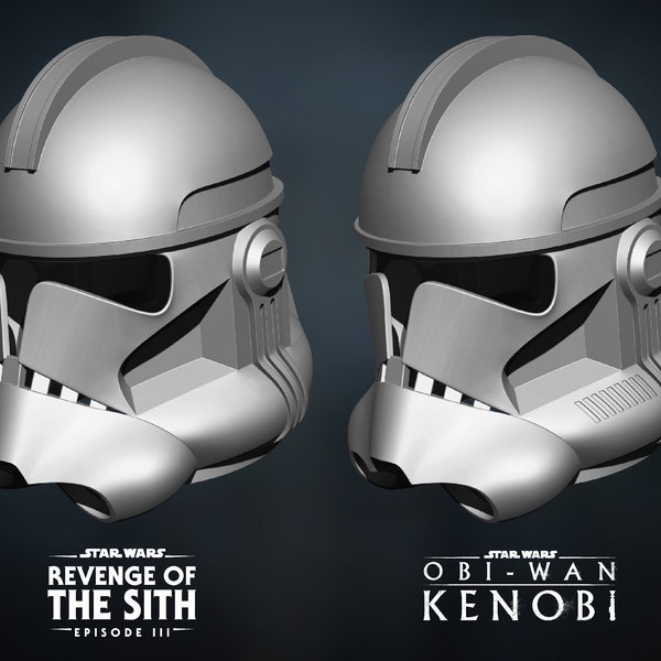 Phase two clone trooper helmet 3d file