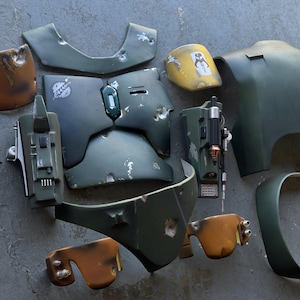 ESB Boba fett bemalte Rüstung