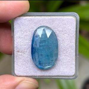 100% natürlicher Paraiba Kyanit Rosecut Scheiben Lose Edelsteine Freeform Form, 23 x 14 mm, 1 Stück Lot zur Schmuckherstellung