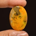 Immaculate Top Grade Quality 100% Natural Bumble Bee Jasper Oval Shape Cabochon Loose Gemstone For Making Jewelry 29.5 Ct. 31X22X5 mm N-466 product logo