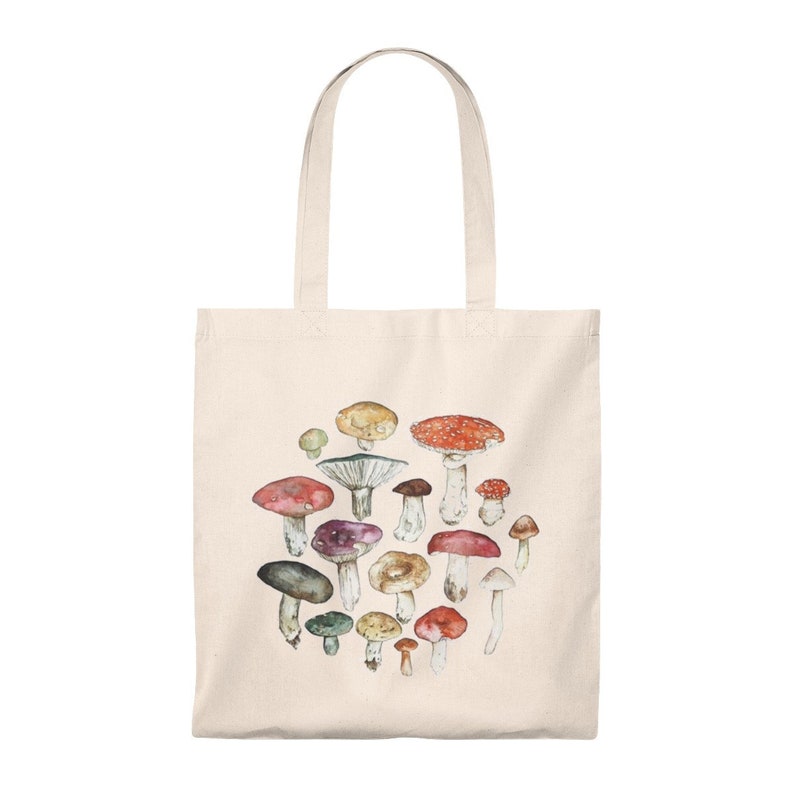 Mushrooms tote bag vintage aesthetic clothing boho | Etsy