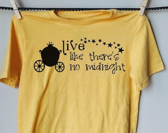 Live Like There's No Midnight Iron On Transfer