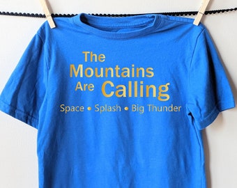 Disney Mountains Calling Iron On Transfer