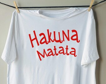 Hakuna Matata Iron On Transfer