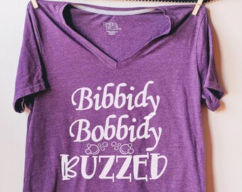 Bibbidy Bobbidy Buzzed Iron On Transfer