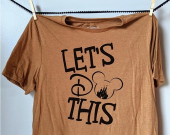 Disney Let's Do This Mickey Iron On Transfer
