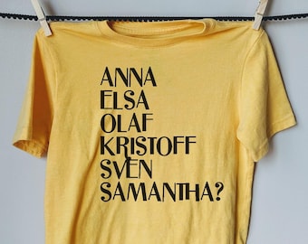 Frozen Samantha Iron On Transfer