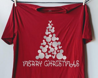 Mickey Christmas Tree Iron On Transfer