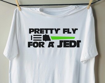 Pretty Fly For A Jedi Iron On Transfer