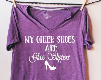 Other Shoes are Glass Slippers Iron On Transfer