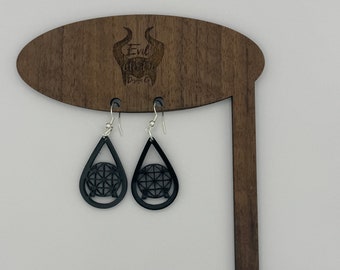 Spaceship Earth Acrylic Disney Earrings