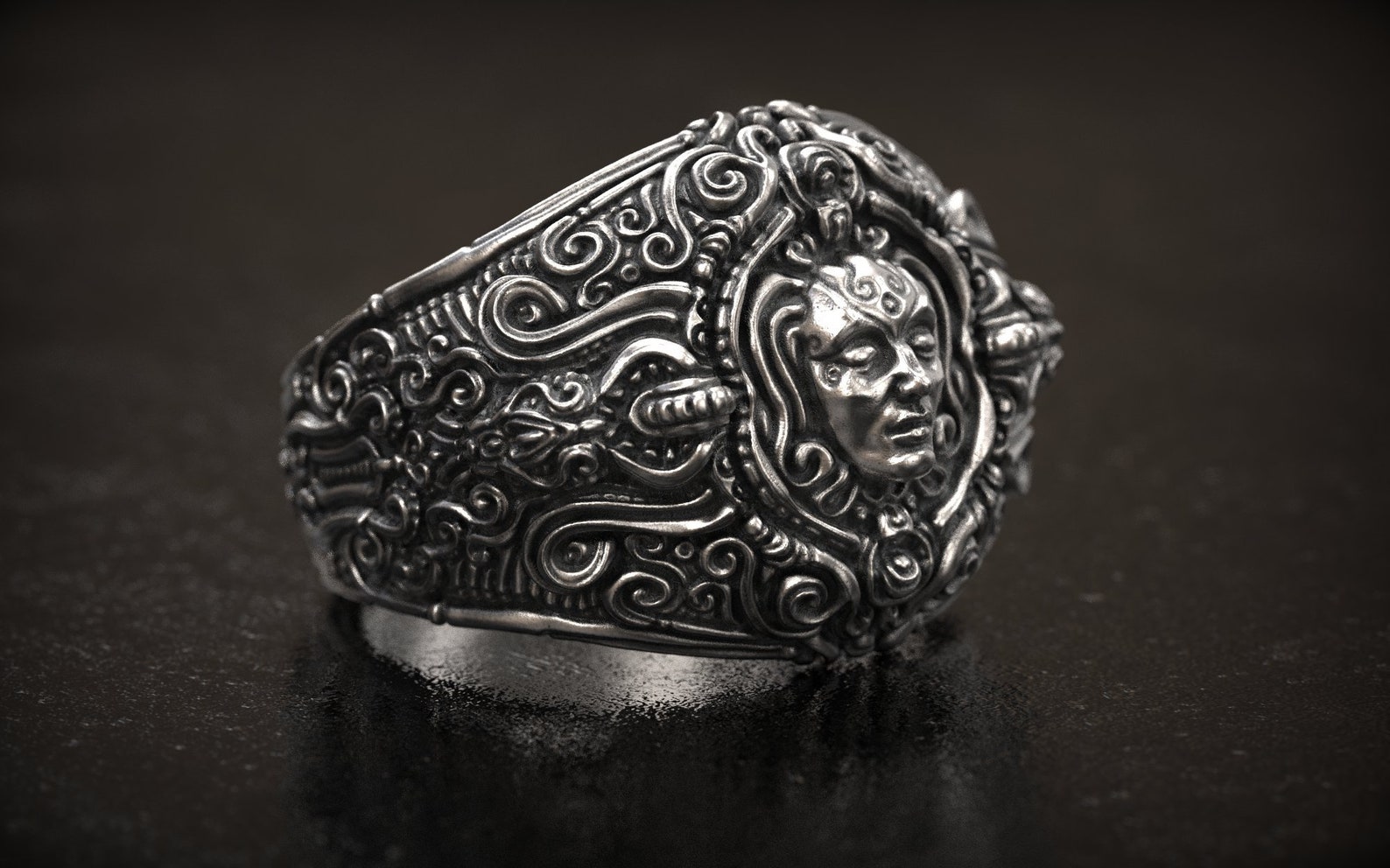 H.R. Giger Inspired Alien Covenant Ring Prometheus | Etsy