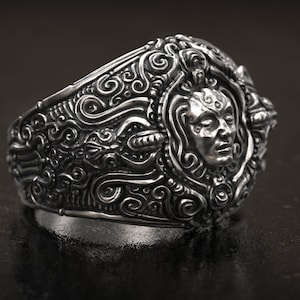 H.R. Giger Inspired , Alien Covenant Ring, Prometheus, Xenomorph , Protomorph , Covenant, Covenant Style, 3d printed Jewelry