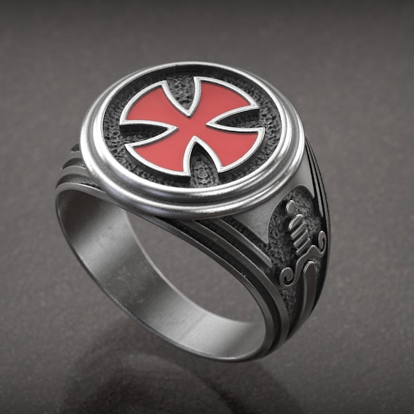 Knight Templar Ring - Etsy