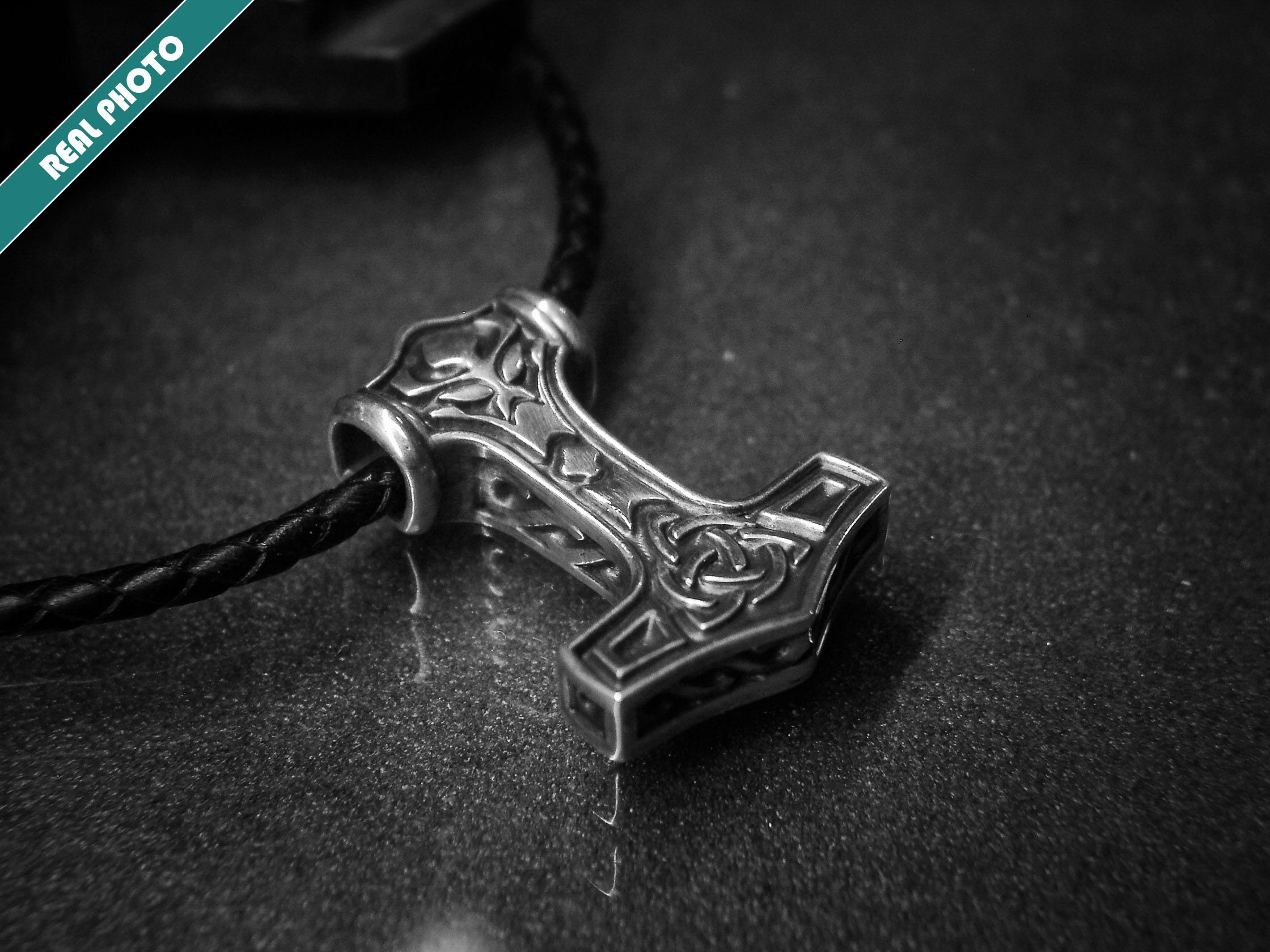 Bjorn Thor's Hammer - Viking Steel Pendant by The Nevermore