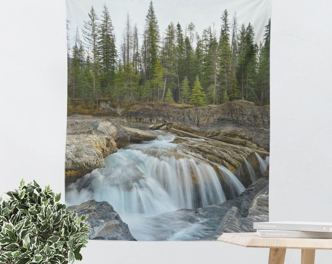 British Columbia Waterfall Tapestry