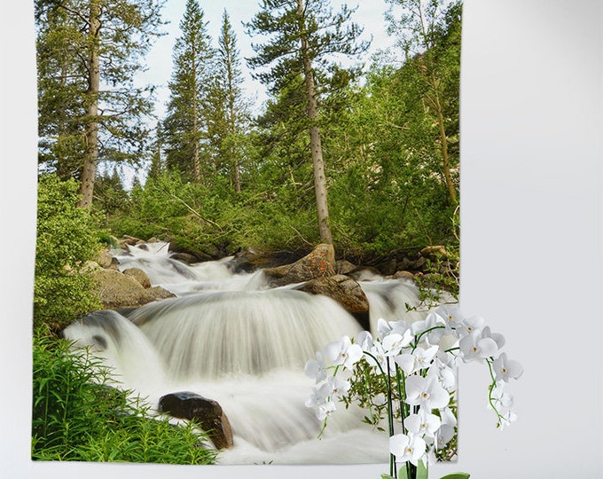 Forest Waterfall Tapestry