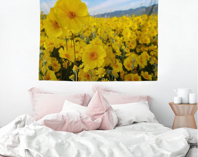 Golden Hour Tapestry|California Native Wildflowers|Southwestern Wildflowers|Daisy|California poppy|Lupine|Flowers|Gifts