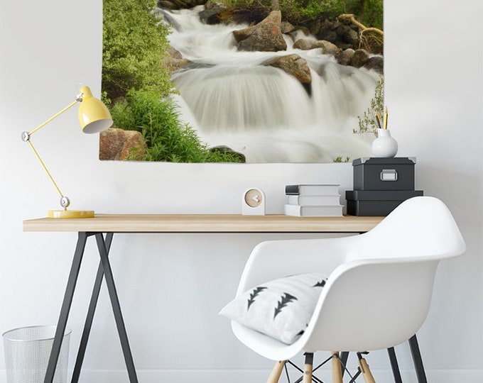 Eastern Sierra Waterfall Tapestry