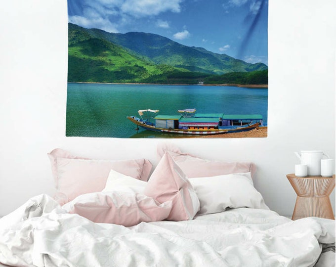 Vietnam Boat Tapestry