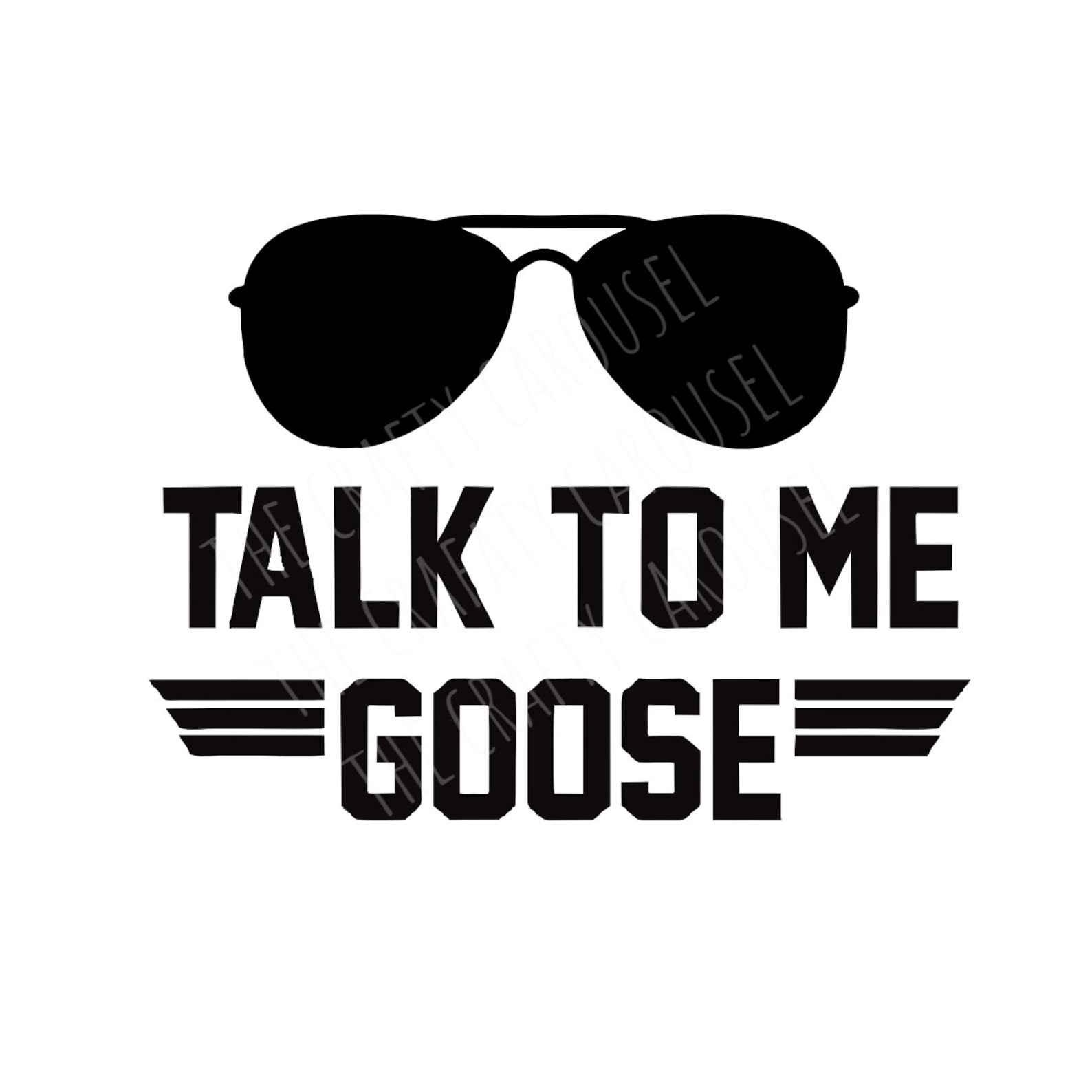 Talk to me Goose Top Gun PNG Cut file design | Etsy