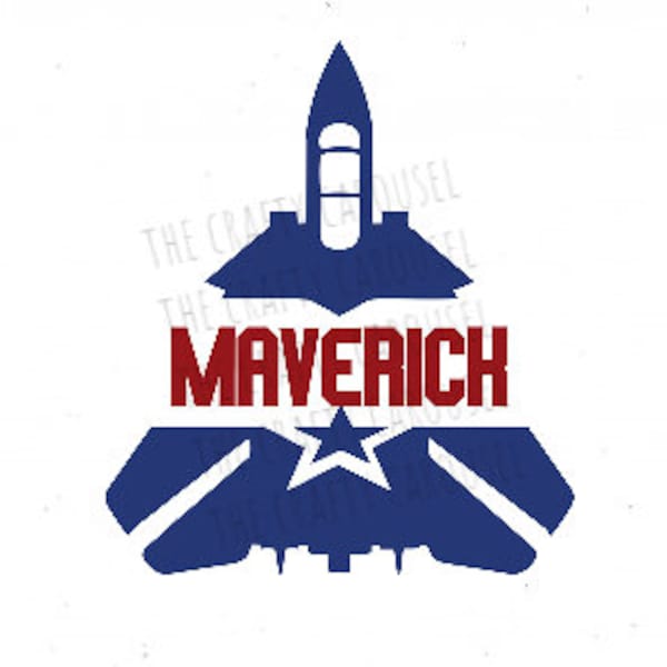 Top Gun Maverick Digital PNG File, Cut file