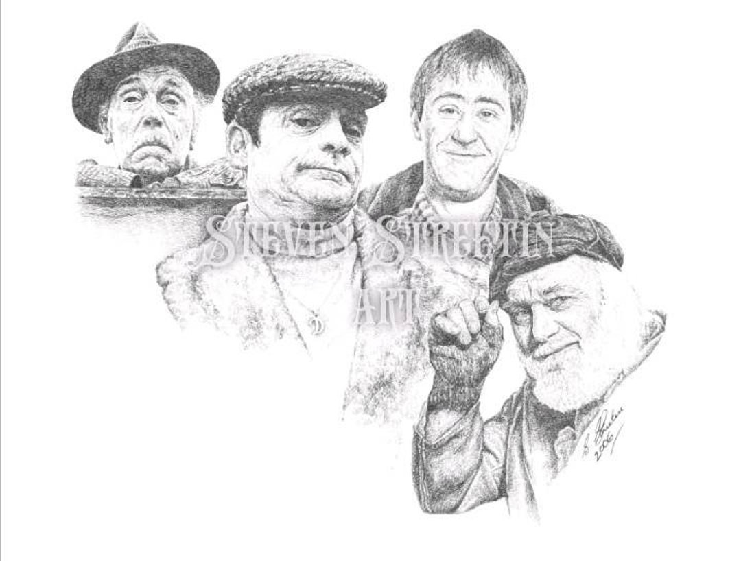 Only Fools and Horses in Pencil Etsy UK
