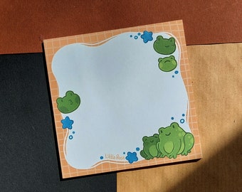 Frog notepad - 25 sheets