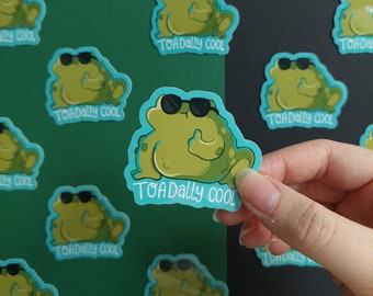 TOADally cool - Venyl Sticker