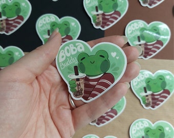 Boba Buddy Frosch - Venyl Sticker