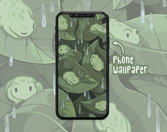 Rain Frogs - Cell Phone Background