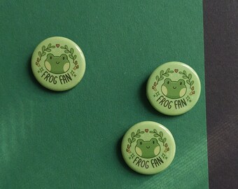 Frog Fan - Button