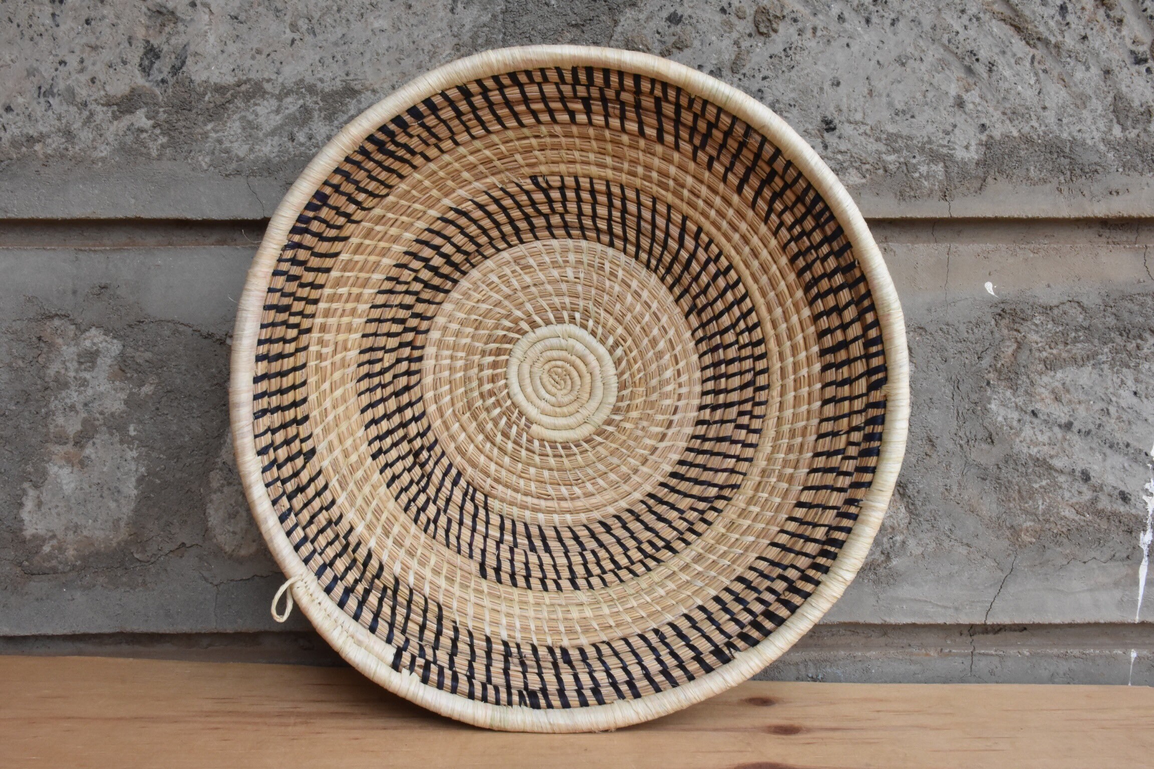African Woven Wall Basket Handwoven Wall Hanging Baskets Home Etsy