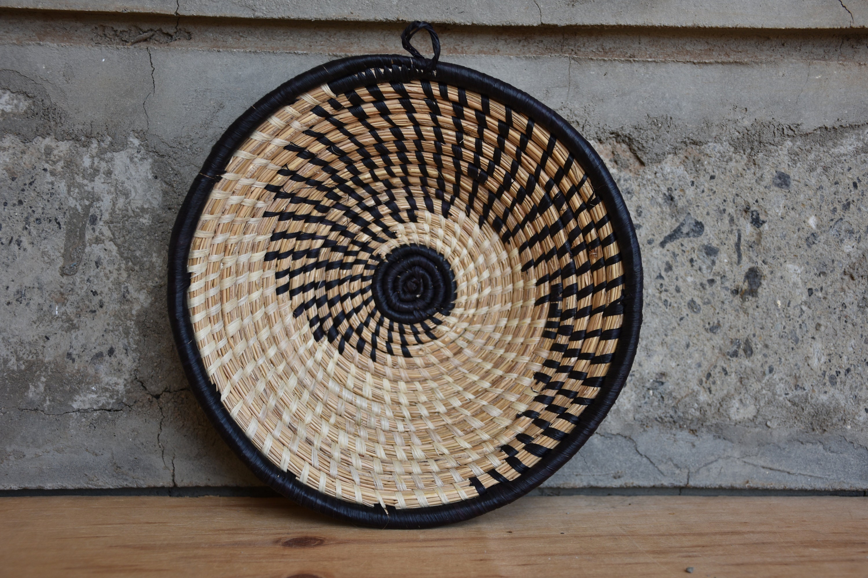 Small Wall Basket African Baskets Wall Decor Hand Woven Wall Etsy