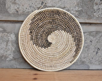 African Wall Art, Woven Boho Placemats, African  Home Decor, Woven Trivets Wall Hanging Basket, Woven Table Top Decorative Baskets Gifts