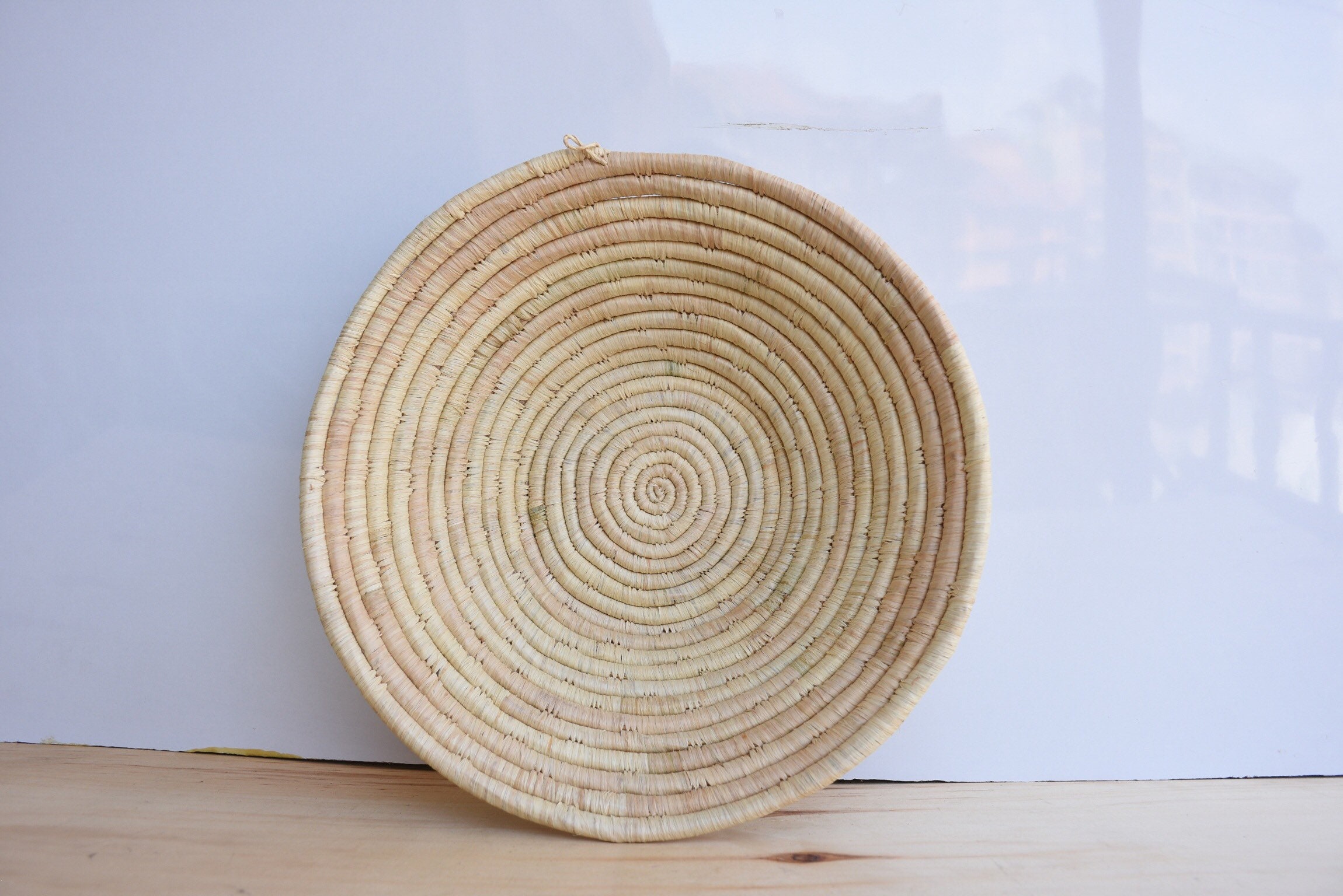 African Woven Wall Basket Handwoven Wall Hanging Baskets Home Etsy