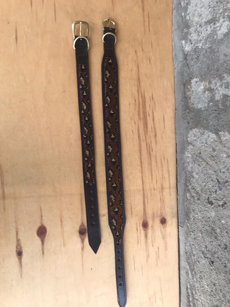 Large Leather Dog Collar Personalized Kenyan Dog Collar African P African Beaded Dog Collar SALE Leather Dog Collar Maasai Dog Collar